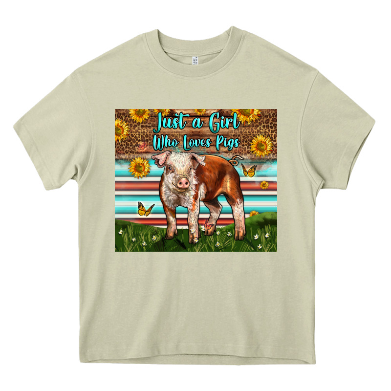 Just A Girl Who Loves Pig Heavy Core Tee by LillyAllenDesigns | Teevron