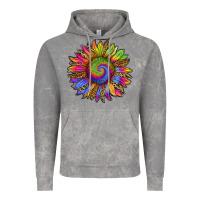 Cloud Rock tie dye sunflower Vintage Hoodie - RanaPortraitStore