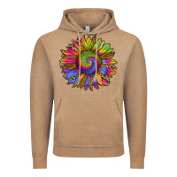 Vintage Coffee tie dye sunflower Vintage Hoodie - RanaPortraitStore