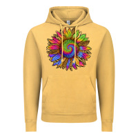 Vintage Mustard tie dye sunflower Vintage Hoodie - RanaPortraitStore