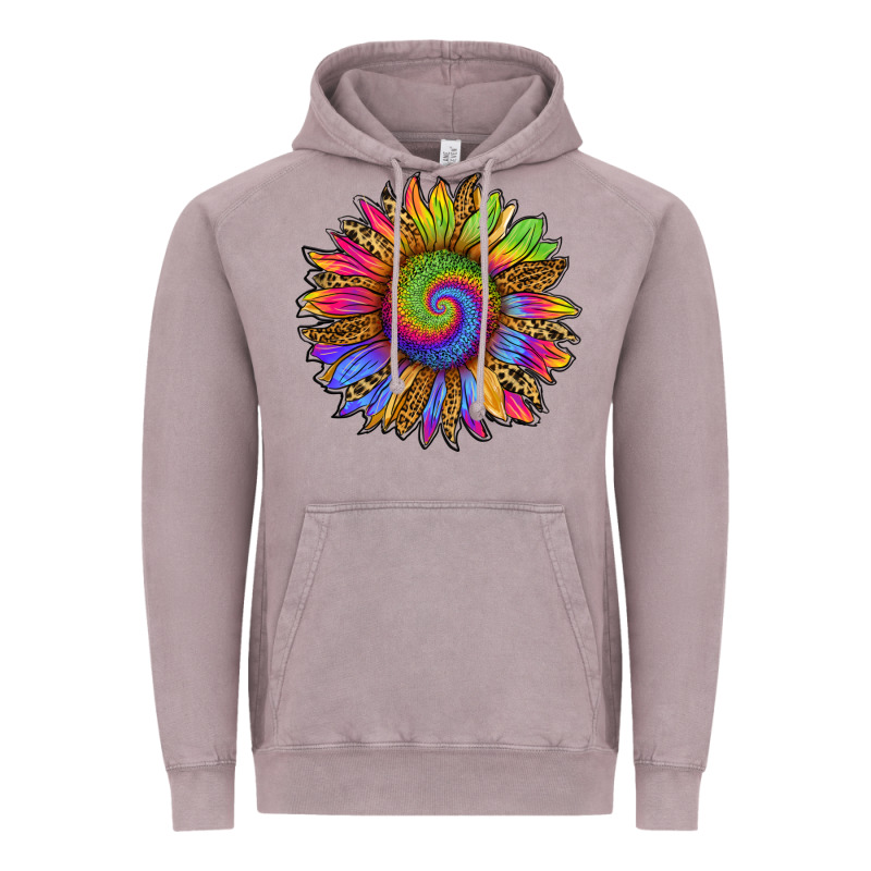 Tie Dye Sunflower Vintage Hoodie by RanaPortraitStore | Teevron