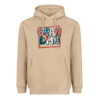 Mushroom 4th of July grandma with lightning bolt Heavyweight Hoodie - FaDigitalArtStudio
