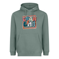 Sage 4th of July grandma with lightning bolt Heavyweight Hoodie - FaDigitalArtStudio