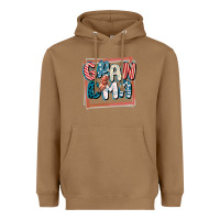 Toasted Coconut 4th of July grandma with lightning bolt Heavyweight Hoodie - FaDigitalArtStudio