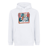 White 4th of July grandma with lightning bolt Heavyweight Hoodie - FaDigitalArtStudio
