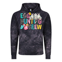 Cloud Black Egg Hunting Crew Easter Vintage Hoodie - BundleAndBundleShop