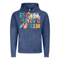 Vintage Denim Egg Hunting Crew Easter Vintage Hoodie - BundleAndBundleShop