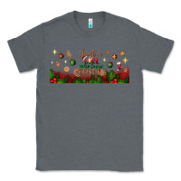 Charcoal Heather just a girl who loves christmas libbey glass Classic Tee - BundleAndBundleShop