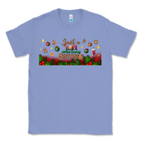 Colony Blue just a girl who loves christmas libbey glass Classic Tee - BundleAndBundleShop