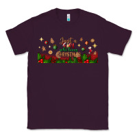 Plum just a girl who loves christmas libbey glass Classic Tee - BundleAndBundleShop