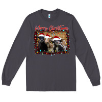 Smoke Merry Christmas Cows Long Sleeve Tee - Bettercallsaul