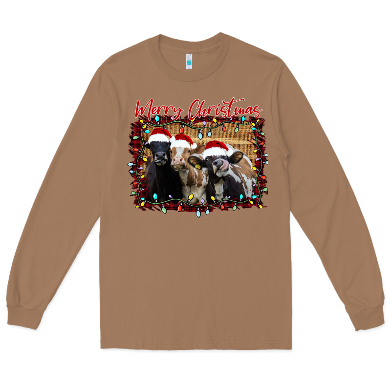 Merry Christmas Cows Long Sleeve Tee by Bettercallsaul | Teevron