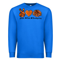 True Royal peace love thanksgiving bbs Premium Sweatshirt - BundleAndBundleShop