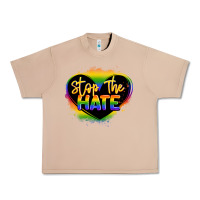 Burro stop the hate pride lgbtq heart Urban Heavy Tee - LillyAllenDesigns