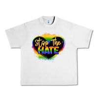 Lunar Rock stop the hate pride lgbtq heart Urban Heavy Tee - LillyAllenDesigns