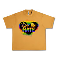 Peanut Butter stop the hate pride lgbtq heart Urban Heavy Tee - LillyAllenDesigns