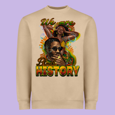 We Are Black History Heavyweight Sweatshirt Designed By Nancycooperartshop