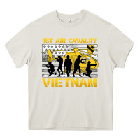 1st Air Cavalry Vietnam Veteran Heavy Core Tee | Teevron