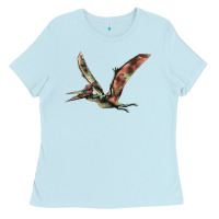 Baby Blue Pteranodon Ladies Tee - LillyAllenDesigns