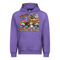 Tulip Merry Christmas  tractor Urban Hoodie - CowhideDigitalArt