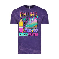 Cloud Purple rolling into kindergarten Vintage Tee - BundleAndBundleShop