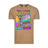 Vintage Coffee rolling into kindergarten Vintage Tee - BundleAndBundleShop