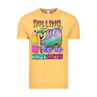 Vintage Mustard rolling into kindergarten Vintage Tee - BundleAndBundleShop