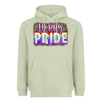 Matcha Happy pride Heavyweight Hoodie - FaDigitalArtStudio