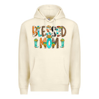 Sandshell Blessed Mom Premium Hoodie - CowCowDesign