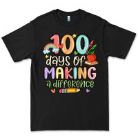 Black 100 days of making a difference Premium Tee - MaliasSmallBusiness