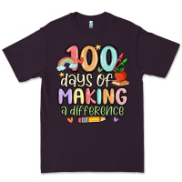 Plum 100 days of making a difference Premium Tee - MaliasSmallBusiness
