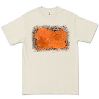 Bone gemstone orange leopard background Premium Tee - JahusDesignShop
