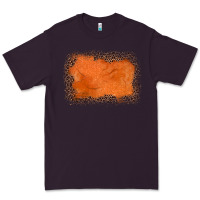 Plum gemstone orange leopard background Premium Tee - JahusDesignShop