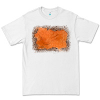 White gemstone orange leopard background Premium Tee - JahusDesignShop