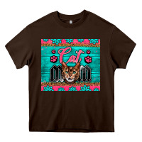 Chocolate Brown Western Bengal Cat Mom Heavy Core Tee - LillyAllenDesigns