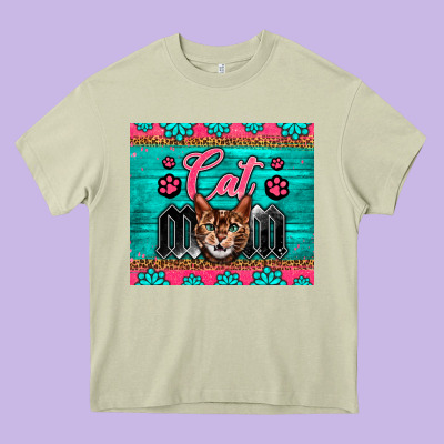 Western Bengal Cat Mom Heavy Core Tee Designed By Lillyallendesigns