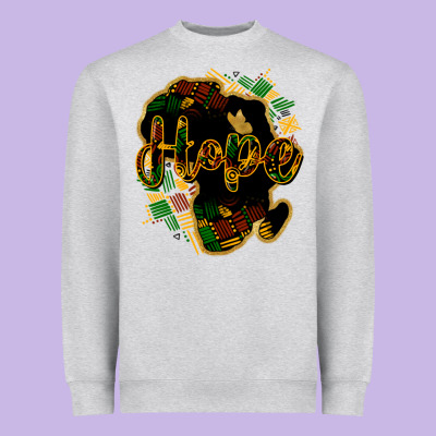 Hope Black History Heavyweight Sweatshirt Designed By Nancycooperartshop