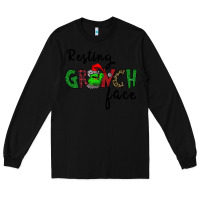 Black Merry Grinch Mas Long Sleeve Tee - Bettercallsaul