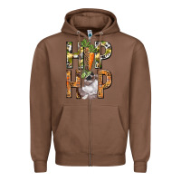Chestnut Hip hop Easter boy Easter Day Zipper Hoodie - HowdyJamesFarm
