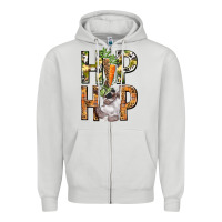 Hip Hop Easter Boy Easter Day Zipper Hoodie | Teevron