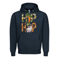 Navy Hip hop Easter boy Easter Day Zipper Hoodie - HowdyJamesFarm