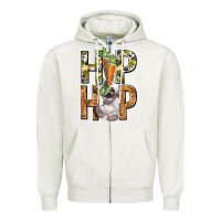 Oatmeal Heather Hip hop Easter boy Easter Day Zipper Hoodie - HowdyJamesFarm