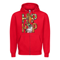 Red Hip hop Easter boy Easter Day Zipper Hoodie - HowdyJamesFarm