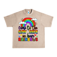 French Oak come to the gay side we have rainbows Urban Heavy Tee - LillyAllenDesigns
