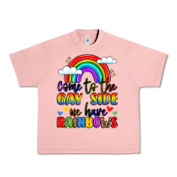 Salmon come to the gay side we have rainbows Urban Heavy Tee - LillyAllenDesigns