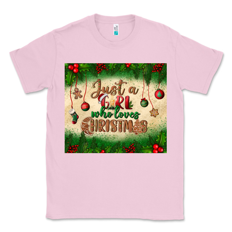 Just A Girl Who Loves Christmas Tumbler Classic Tee by BundleAndBundleShop | Teevron