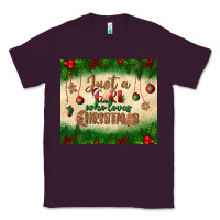 Plum just a girl who loves christmas tumbler Classic Tee - BundleAndBundleShop