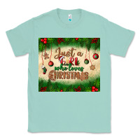 Seafoam just a girl who loves christmas tumbler Classic Tee - BundleAndBundleShop