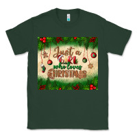 Sports Green just a girl who loves christmas tumbler Classic Tee - BundleAndBundleShop