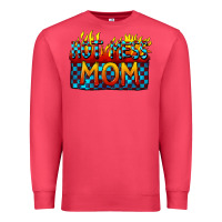 Cardinal Hot mess mom Mother's Day Premium Sweatshirt - FaDigitalArtStudio